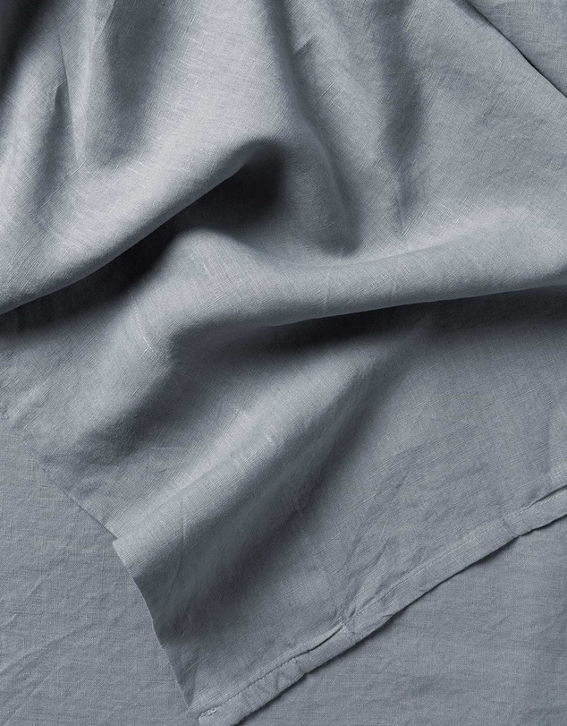 Aura Home - Evie Stonewash Organic Cotton Sheet Set in Denim