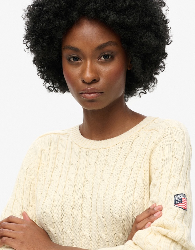 Superdry - Slouchy Cable Knit