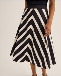 Review - Umbrella Chevron Midi Skirt