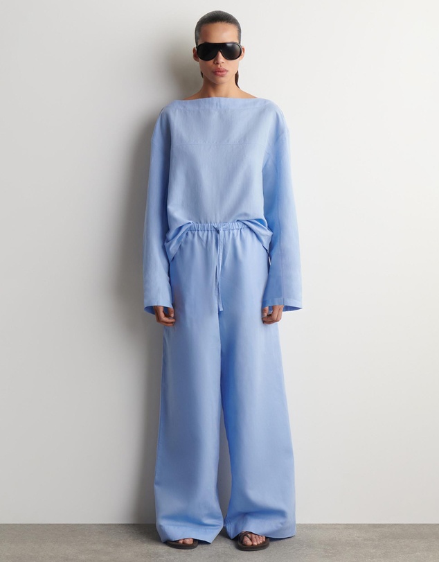 COS - Wide-Leg Linen Drawstring Trousers