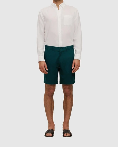 Trenery - Stretch Cotton Sateen Short