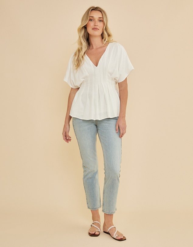 Amelius - Francesca Pleated Top