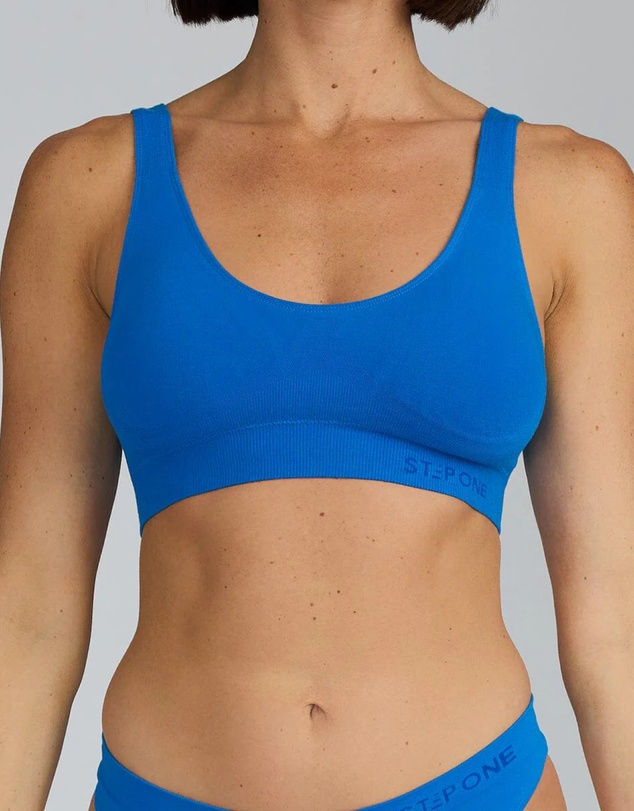 STEP ONE - Single Women's SmoothFit Padded Bra - Blue Lagoon