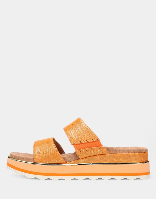 Vionic - Brandie Flatform Slide - Marmalade Metallic