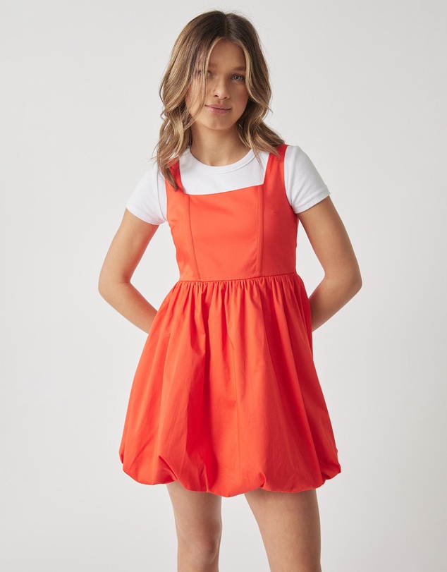 Decjuba Kids - Alice Bubble Hem Dress - Kids-Teens