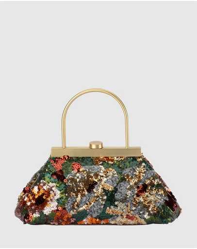 Olga Berg - Audrey Sequin Top Handle