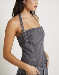 Insight - Allegra Corset Denim Top