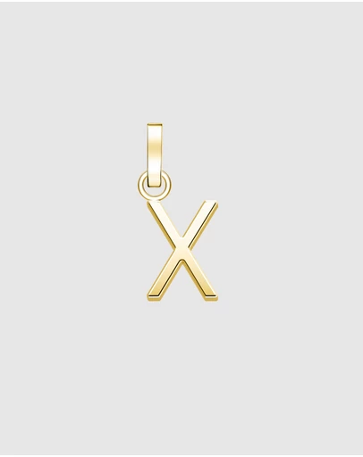 Rosefield - Pendant Gold Tone Letter X