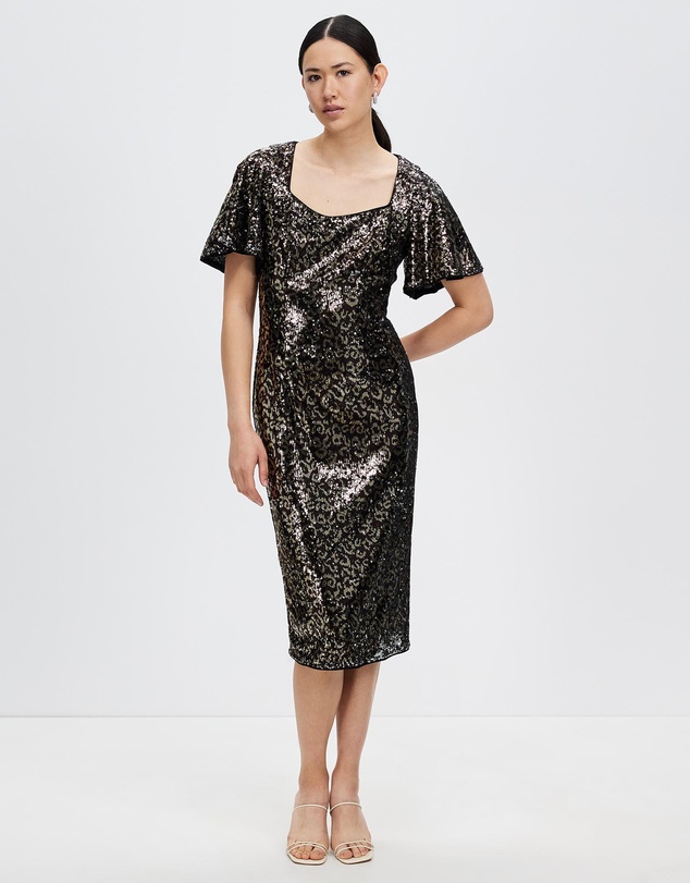 Pink Ruby - Treasure Collective Cap Sleeve Dress
