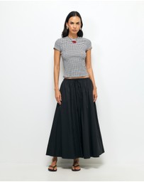 AERE - Grace Cotton Skirt