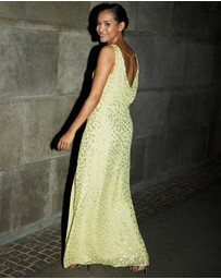 Sosandar - Animal Print Premium Maxi Dress