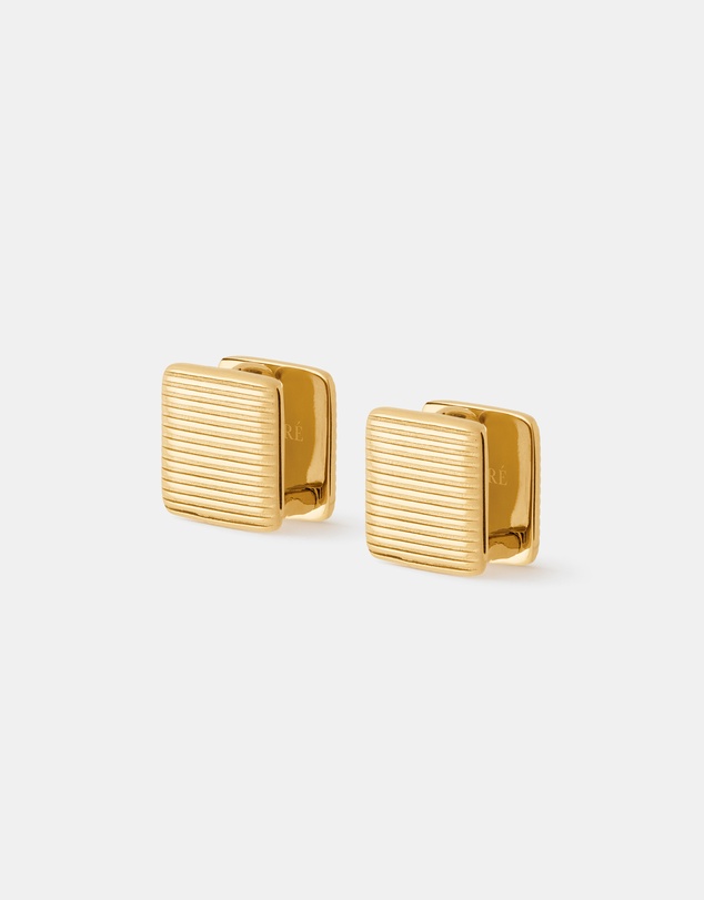 CENDRE - Willia Huggie Earrings 18K Gold