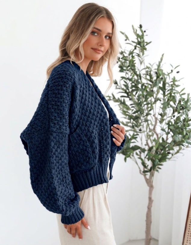 Esther & Co - Dorine Cardigan - Navy