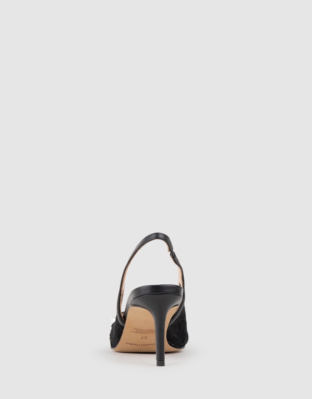 Edward Meller - DAMINA70 Lace Slingback with Pearl