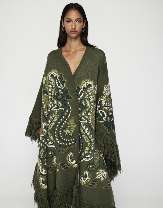 MOS The Label - Sylva Jacquard Poncho