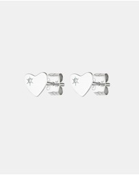 Luna Rae - Sterling Silver - Sweetheart Studs