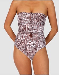 Baku Swimwear - Havana Bandeau One Piece Swimsuit