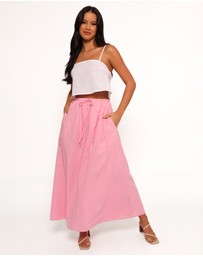 Petal & Pup - Simone Skirt Set - White Pink