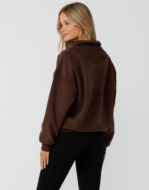 Lorna Jane - Clubhouse Polar Fleece Half Zip Sweater