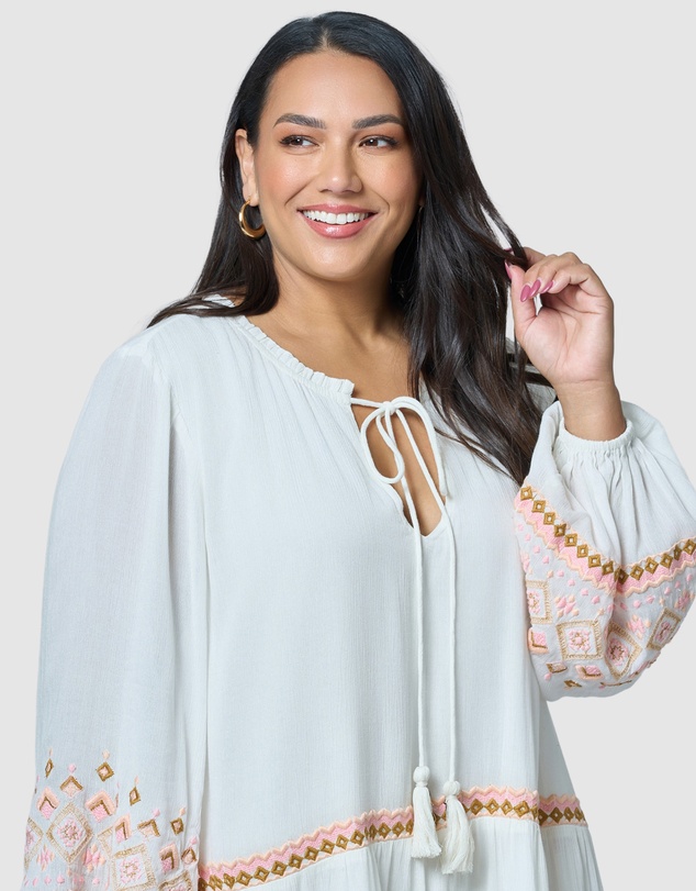 The Poetic Gypsy - Golden Threads Mini Dress