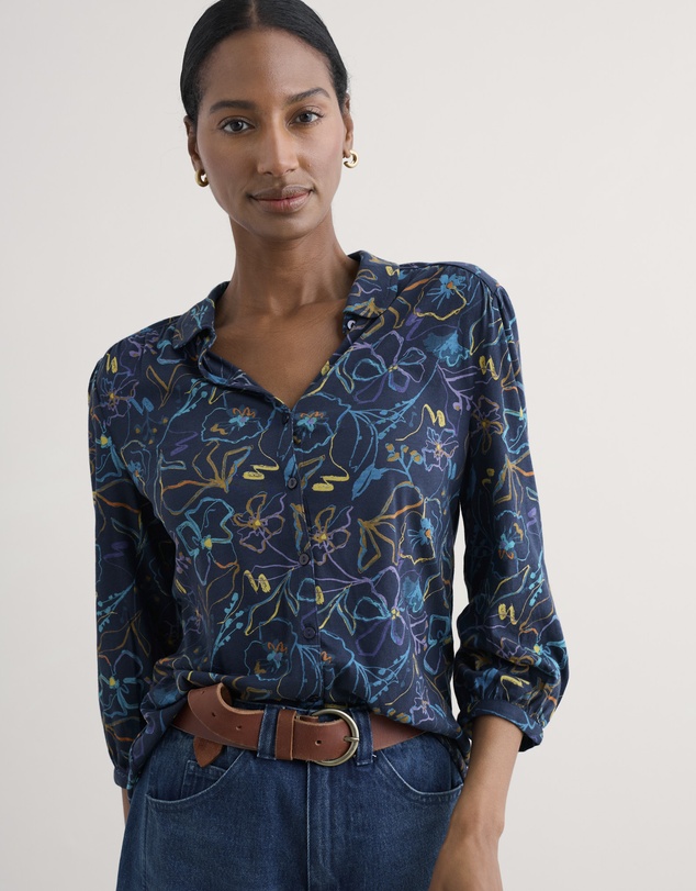 Seasalt - Embrace 3/4 Sleeve Jersey Shirt