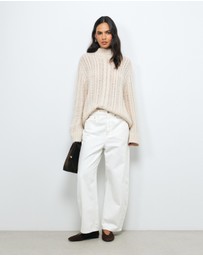 AERE - Zahra Cable Knit Jumper