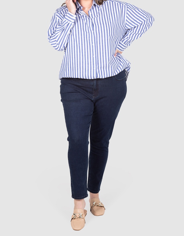 Love Your Wardrobe - Cara Overdyed Stretch Jeans