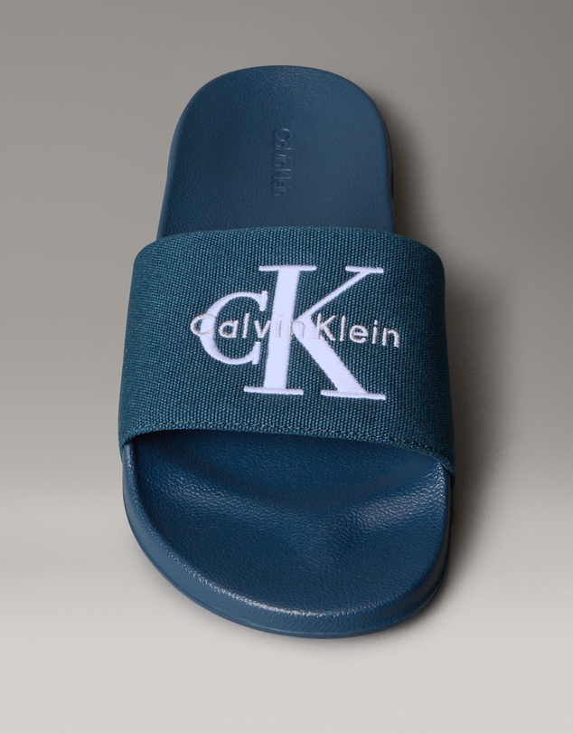 Calvin Klein - Canvas Contoured Logo Sliders