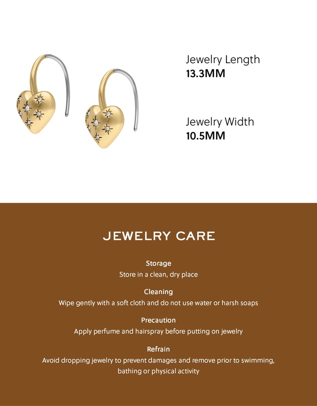 Fossil - Sadie Gold Tone Earring