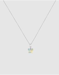Elli Jewelry - Necklace Kids Butterfly Pendant Sparkling Playful with Crystal in 925 Sterling Silver