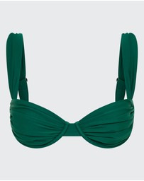 Vacay Swimwear - Rhodes Top Emerald