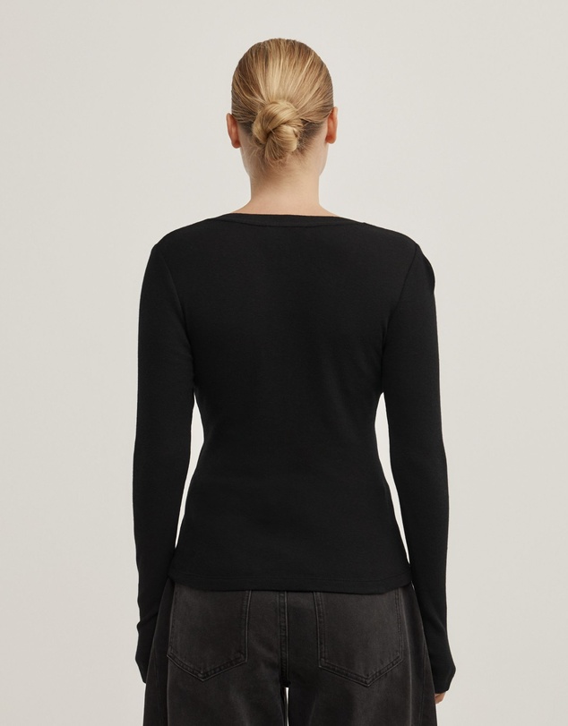 Witchery - Fine V-neck Long-sleeve Top
