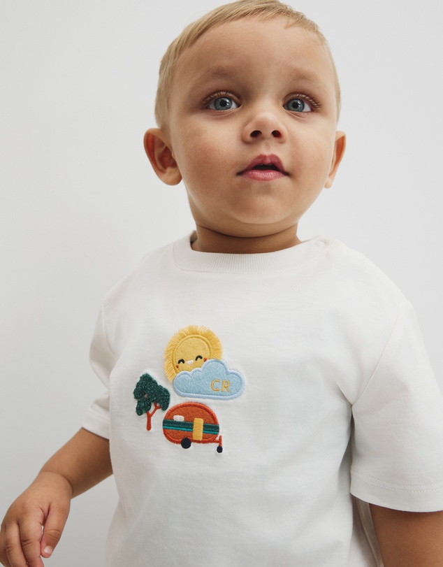 Country Road - Caravan Applique T-shirt