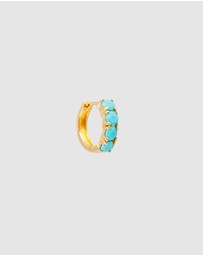 FAIRLEY - Turquoise Midi Hoops