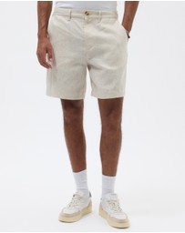 AERE - Tailored Linen Shorts