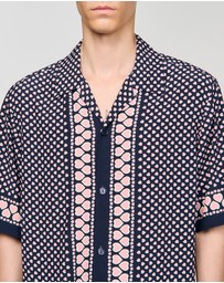 Sandro - All Over Coeur Mc Shirt