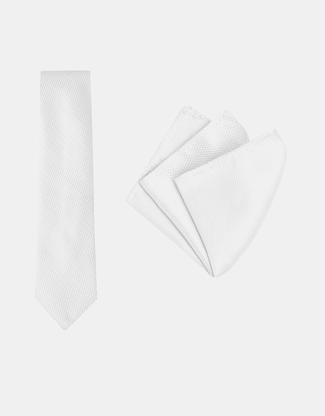 Buckle - Carbon Tie & Pocket Square Set