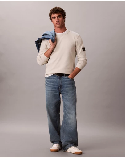 Calvin Klein Jeans - Long Sleeve Waffle T-Shirt