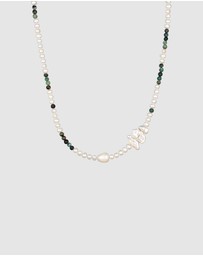 Haze & Glory - ICONIC EXCLUSIVE - Necklace Men Crazy Pearl 925 Sterling Silver