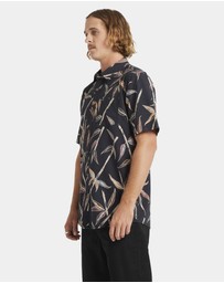 Volcom - Mens Scaler Stone Woven Short Sleeve Shirt