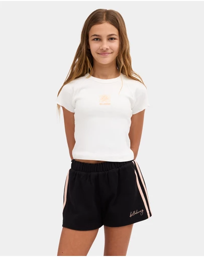 Billabong Kids - Girls 6 to 16 Hibiscus Crush Walkshorts