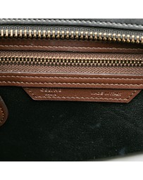 Pre-Loved by Azura Reborn - Pre-Loved Micro Tricolor Leather Luggage Tote