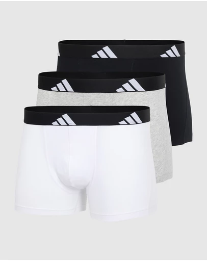 adidas Sportswear - 3 Pack Active Flex Cotton Trunk Underwear