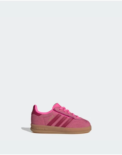 adidas Originals - GAZELLE INDOOR COMFORT CLOSURE ELASTIC LACE SHOES Infants