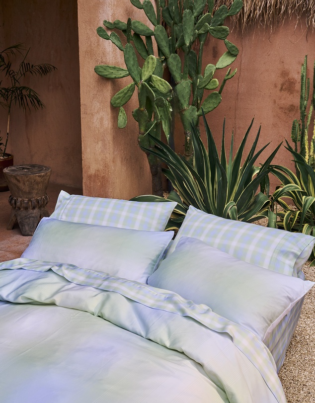 Linen House - Sunrise Check Sheet Set