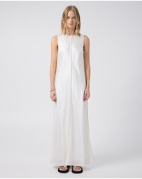 Third Form - Crush Contrast Bind Maxi Tank Dress