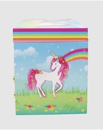 Pink Poppy - Stardust Unicorn Medium Musical Jewellery Box