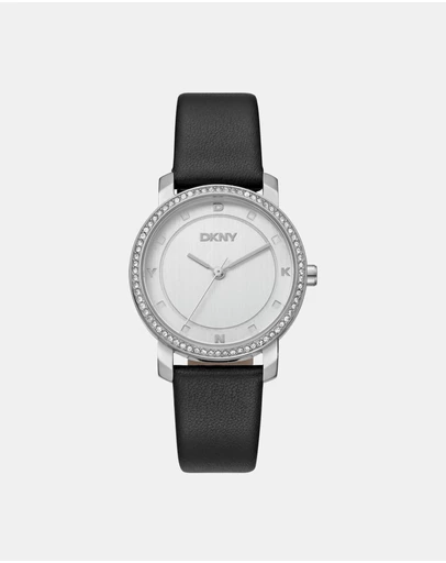 DKNY - Evening Astoria Glitz Silver Stainless Steel 32mm Watch