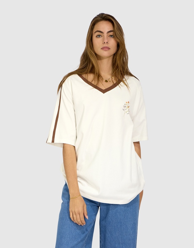 Belle & Bloom - Book Of Love Raglan Sleeve Oversized T-Shirt