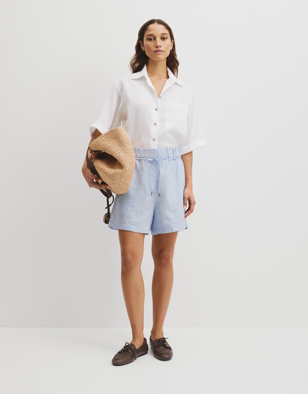 Country Road - Pull On Linen Short